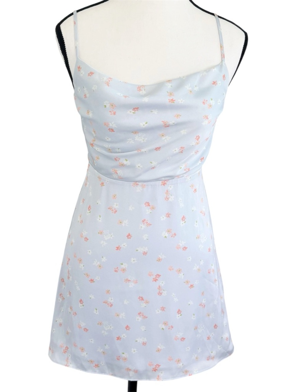 SUNDAY BEST ARITZIA Spencer Mini Slip Dress XXS Slate Sunny Apricot Floral
